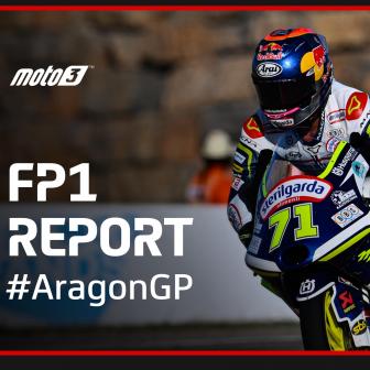 Sasaki detta il passo nel venerdì mattina di Aragon