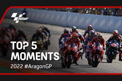 Top 5 MotoGP™ Moments | 2022 #AragonGP