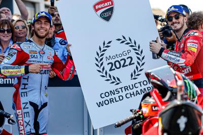 Ducati, del triplete de títulos a soñar con la Triple Corona