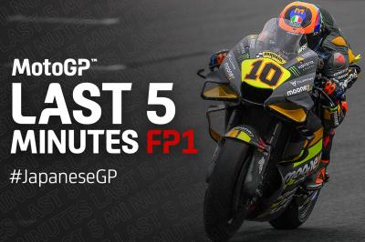 FREE: Relive the final minutes from a special FP1 at Motegi