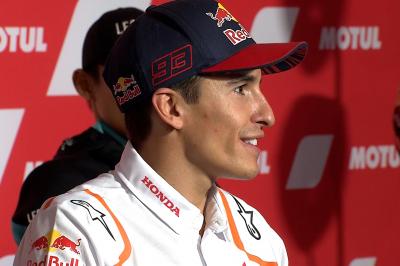Is Marc Marquez the reference rider ahead of lights out?