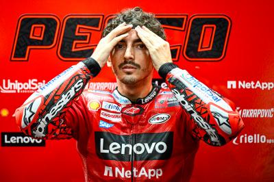 "I was a bit worried this morning!" - Bagnaia