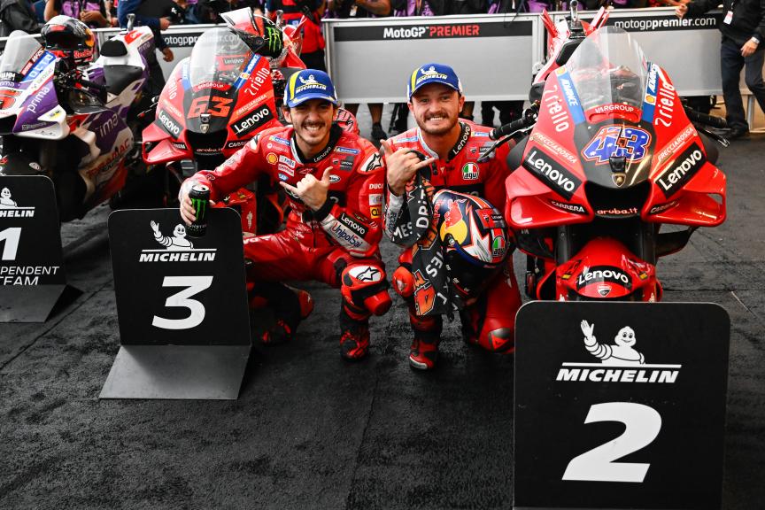 Jack Miller, Francesco Bagnaia, Ducati Lenovo Team, OR Thailand Grand Prix