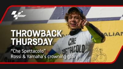 'Che Spettacolo' - Rossi and Yamaha's crowning glory