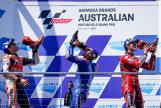 Alex Rins, Francesco Bagnaia, Marc Marquez, Animoca Brands Australian Motorcycle Grand Prix 