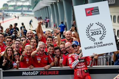 2 down, 1 to go: Ducati claim Teams' title in Sepang 