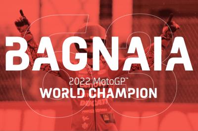 Bagnaia se proclama Campeón del Mundo de MotoGP™ 2022