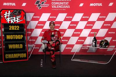 MotoGP™: la conferenza stampa del campione del mondo 2022