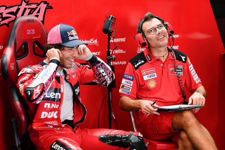 Francesco Bagnaia, équipe Ducati Lenovo, test officiel du MotoGP de Valence