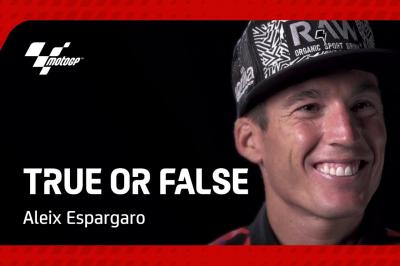 Aleix Espargaró se pone a prueba: ¿Verdadero o falso?