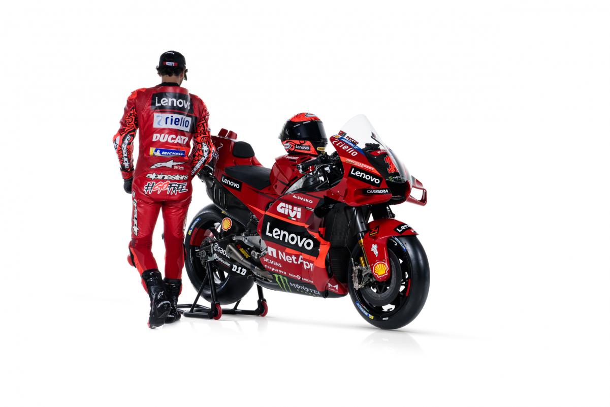 FIRST LOOK: Ducati Lenovo Team's 2023 colours revealed | MotoGP™
