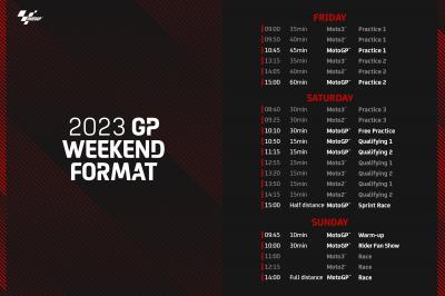 Sprinting Into 2023: new MotoGP™ time schedule revealed | MotoGP™ Sprinting Into 2023: new MotoGP™ time schedule revealed | MotoGP™
