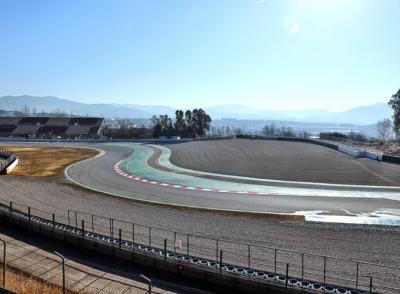 Take a look at the new Turn 1 run-off area!!