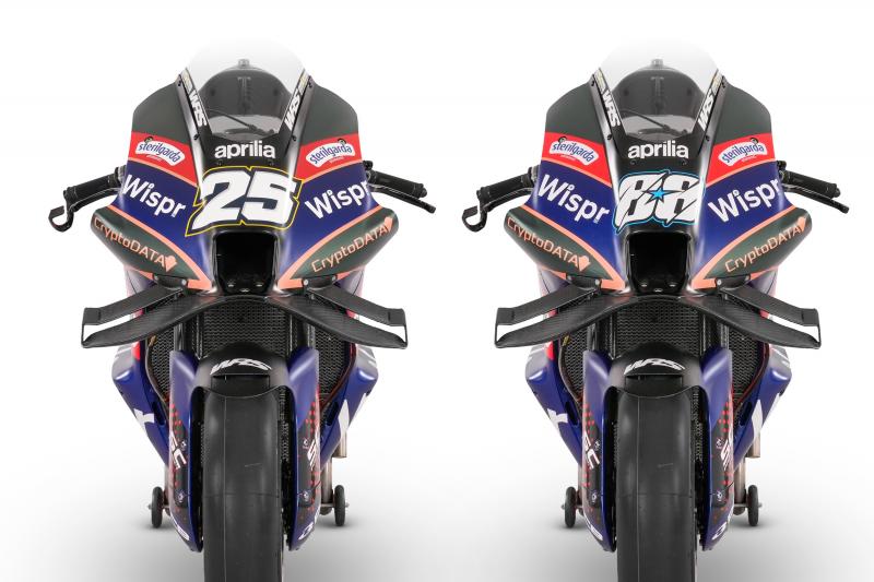 Photo Miguel Oliveira signée à la main CryptoData RNF Aprilia 12x8