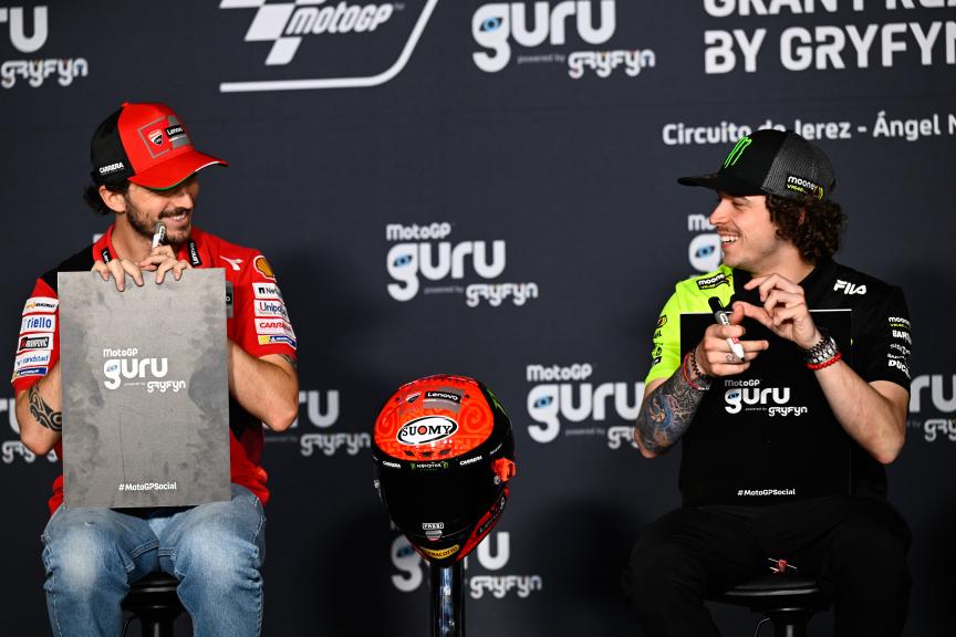 Francesco Bagnaia, Marco Bezzecchi, Gran Premio MotoGP™ Guru by Gryfyn de España