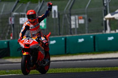 Gravel trap to Q2: M. Marquez reacts to epic fightback