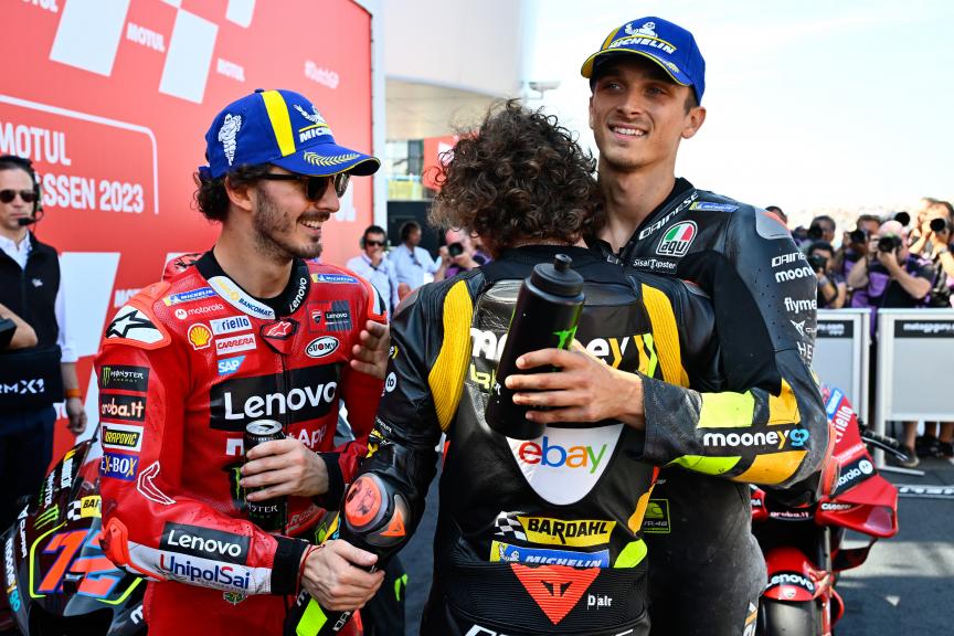 Marco Bezzecchi, Francesco Bagnaia, Luca Marini, Motul TT Assen